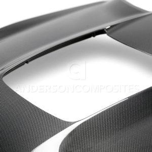 Ford Mustang Shelby GT500 Hood - Anderson Composites - Double Sided - Carbon Fiber - `20-`21